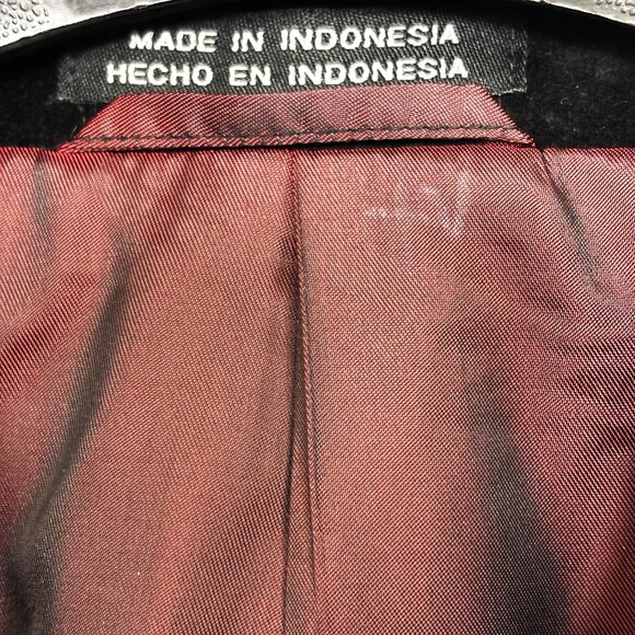 Stafford Velveteen Blk Tux Prom Formal Jacket Vtg Authentic 90’s Sz 46R - Picture 6 of 16